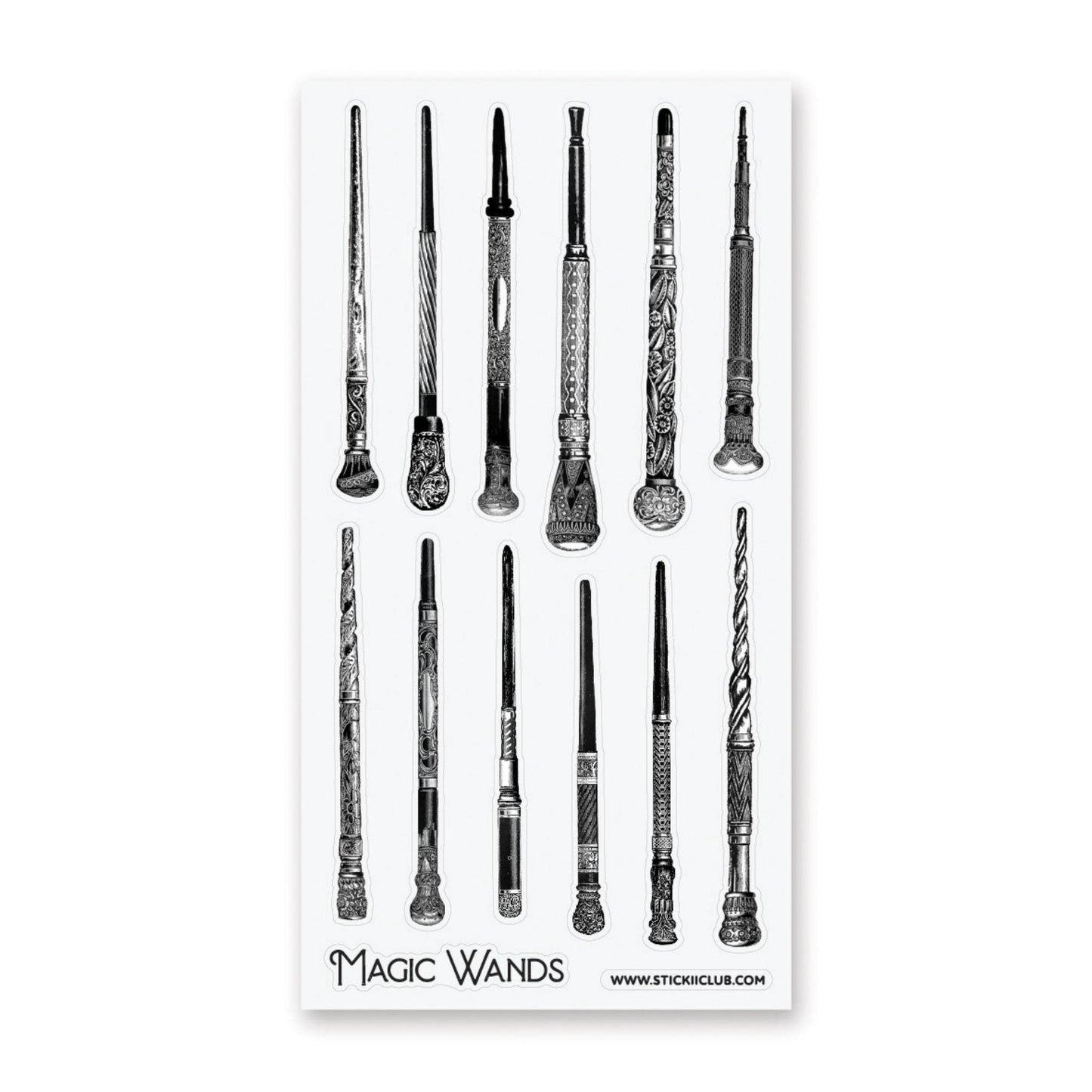 Magic Wands Sticker Sheet