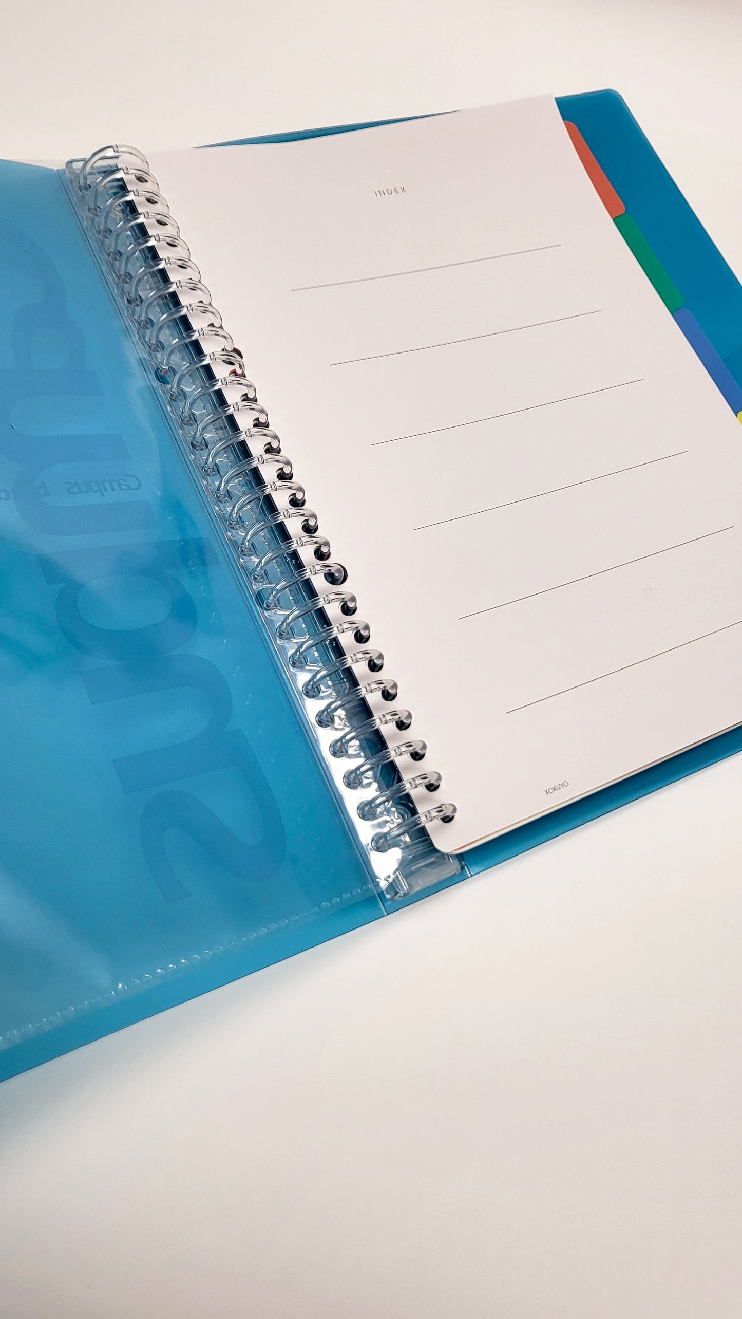 Kokuyo - Campus Loose Leaf Slide Binder B5 - Light Blue