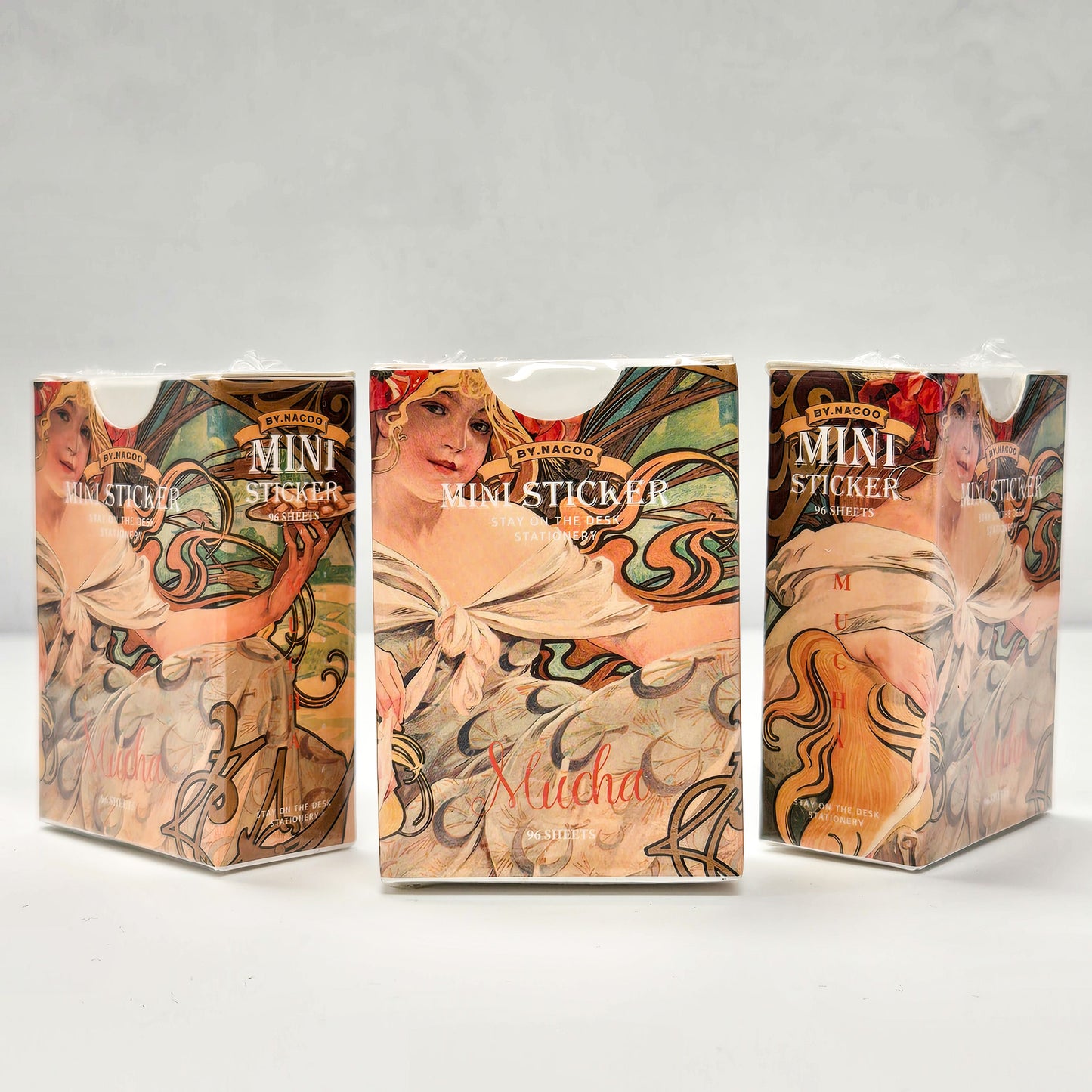 Nacoo - Alphonse Mucha- Mini label stickers