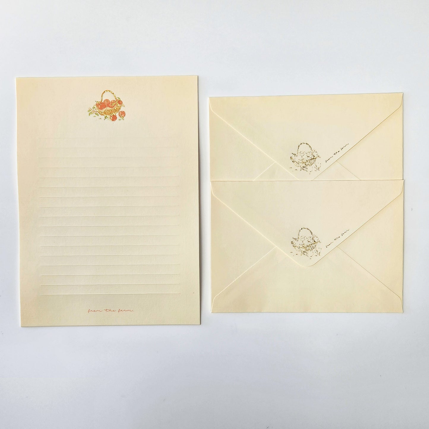 Paperian - From The Farm Letter Set - 03 Apple Basket