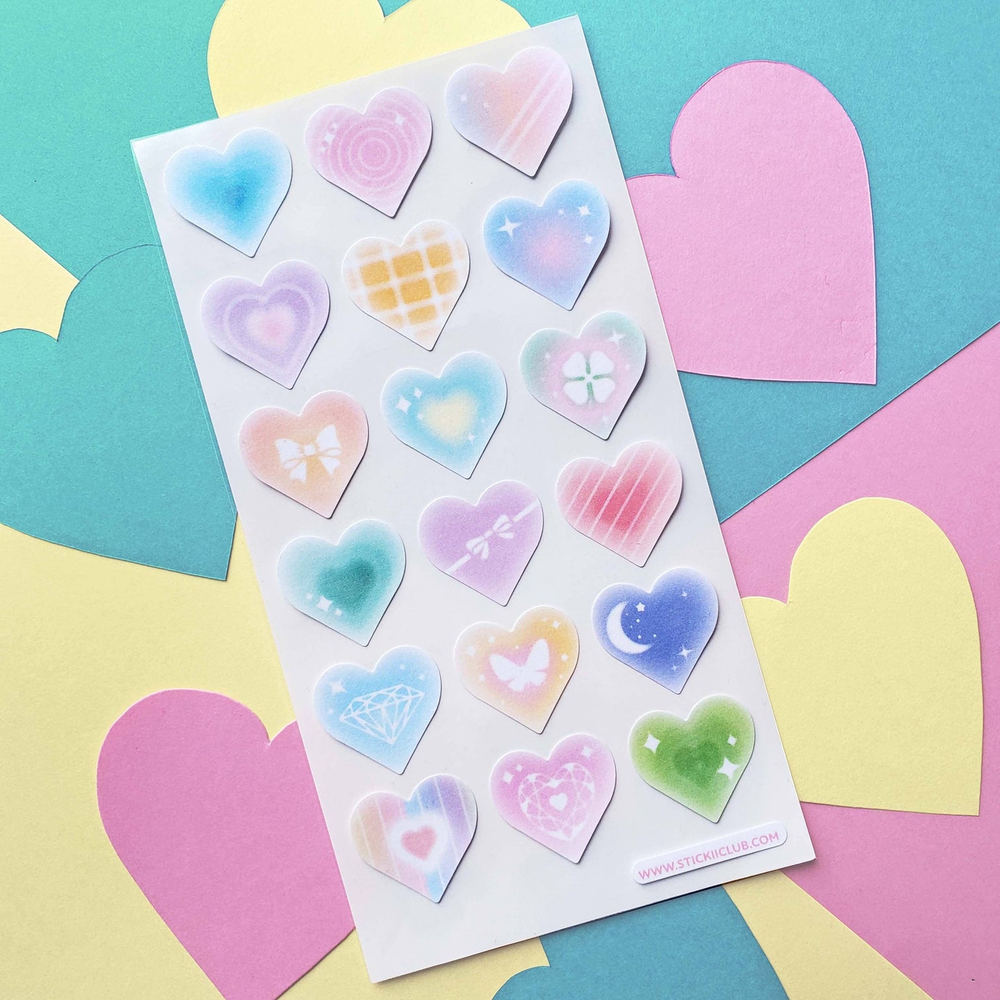 STICKII - My Pastel Heart Sticker Sheet