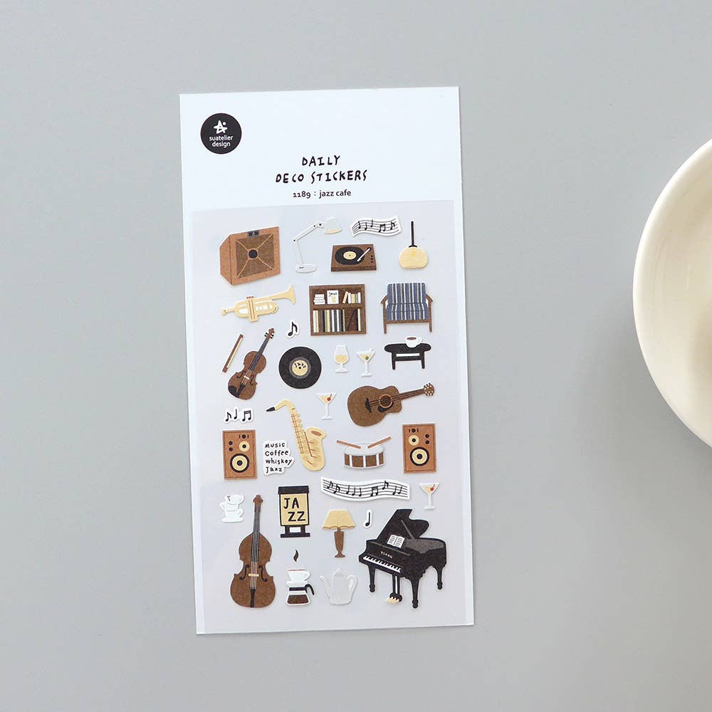 Suatilier - Jazz cafe (1189) - Sticker Sheet