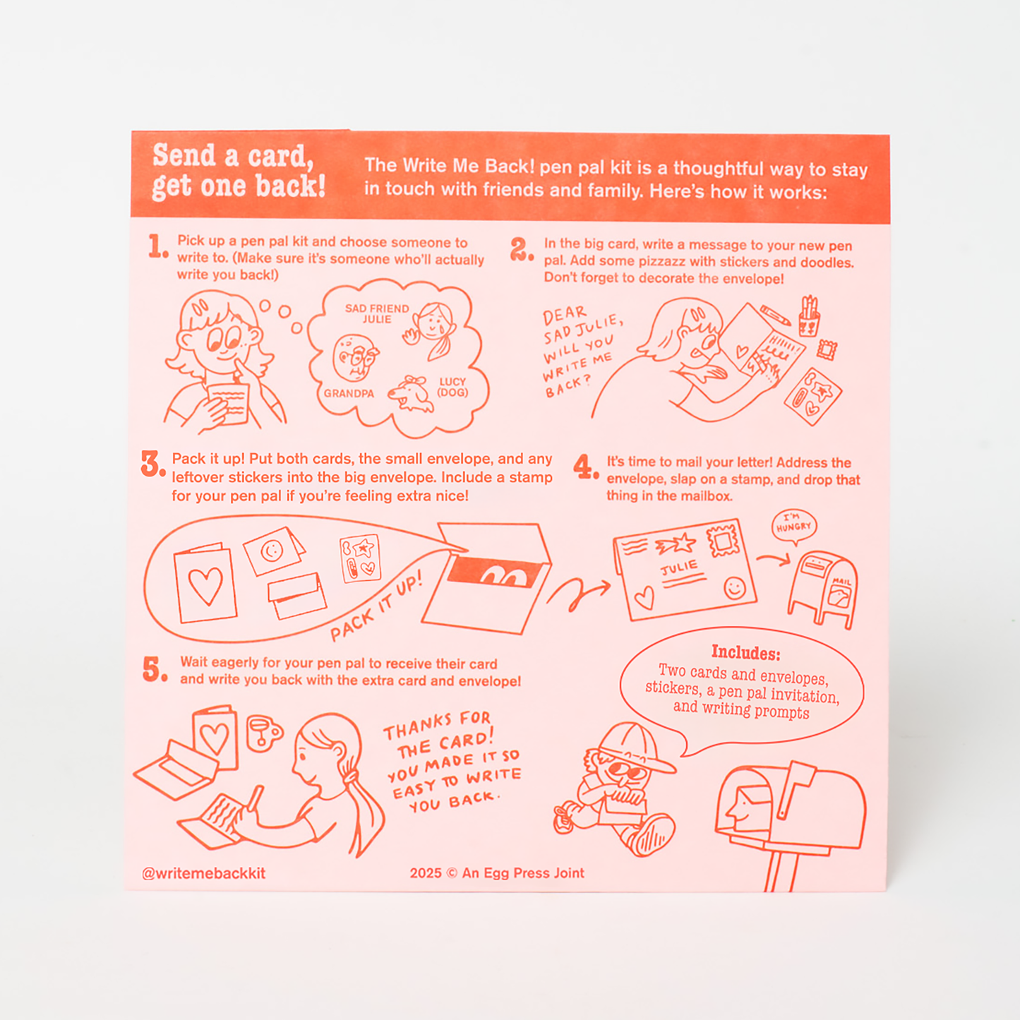 Cats Meow Letter Writing Write Me Back Pen Pal Kit