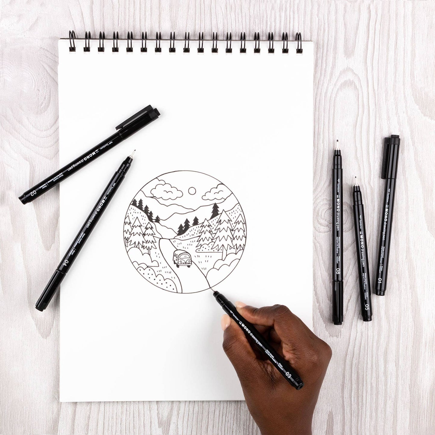 Tombow - MONO Drawing Pens - Open Stock: 05