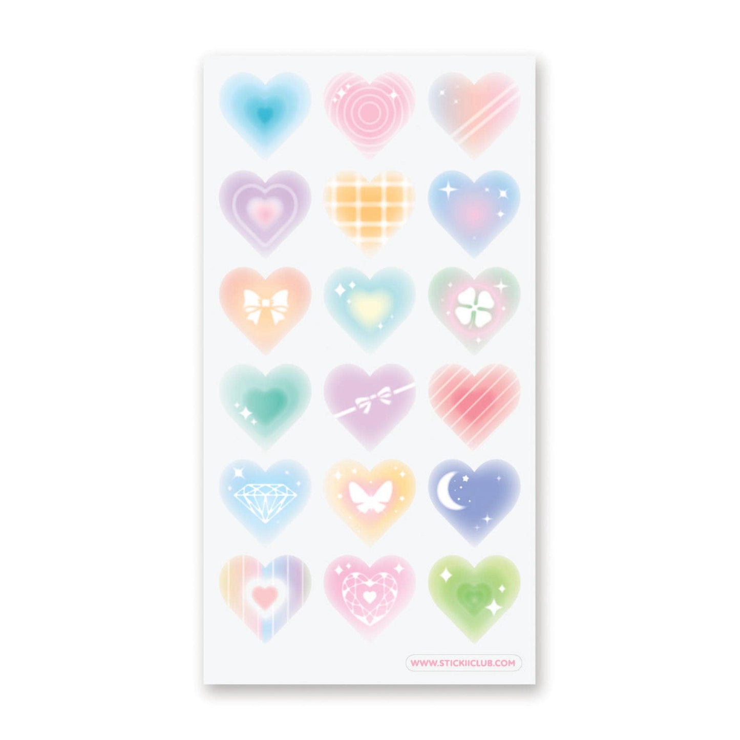 STICKII - My Pastel Heart Sticker Sheet