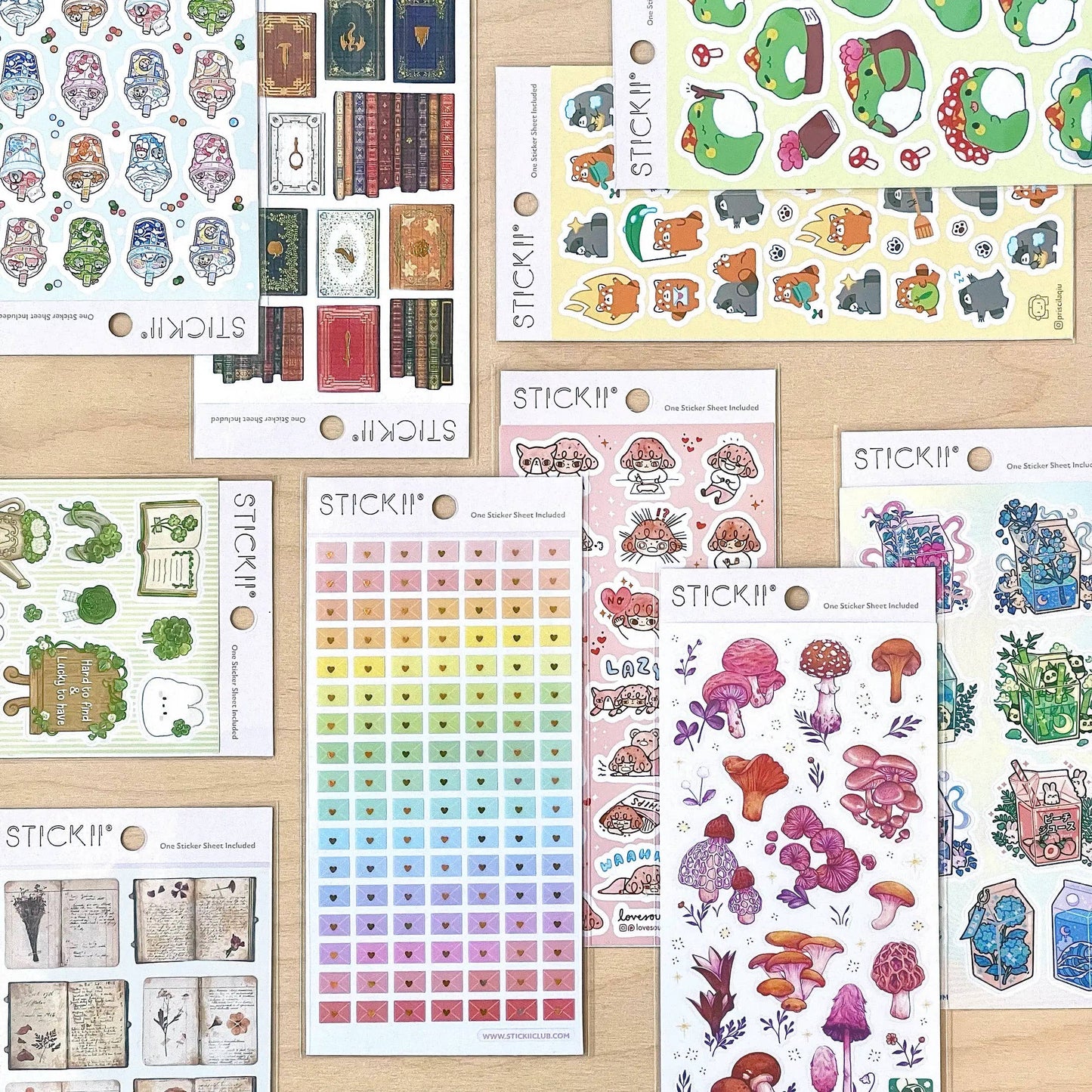 STICKII - Postmarked with Love Sticker Sheet