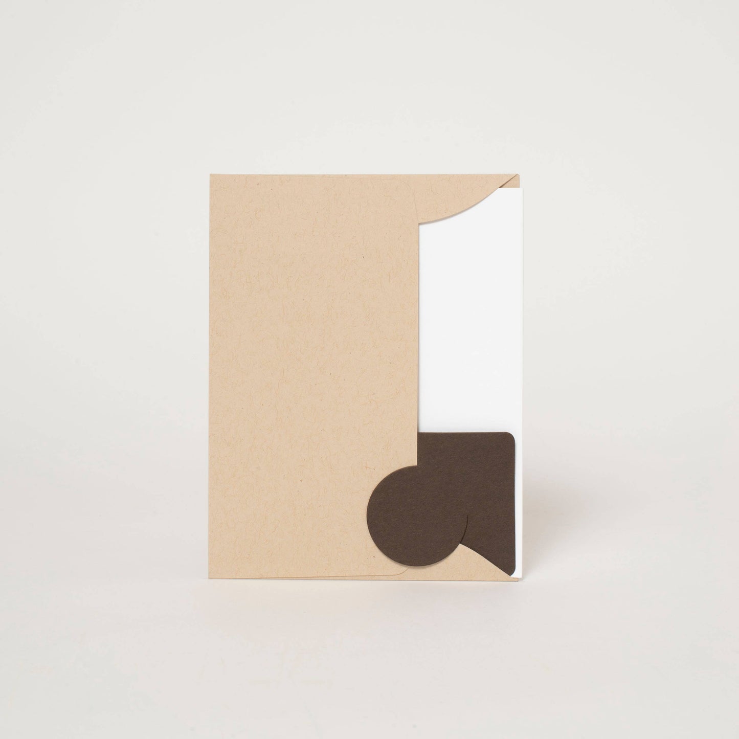 Mountains Of Thanks Letterpress Greeting Card by Hello!Lucky: Paper tab