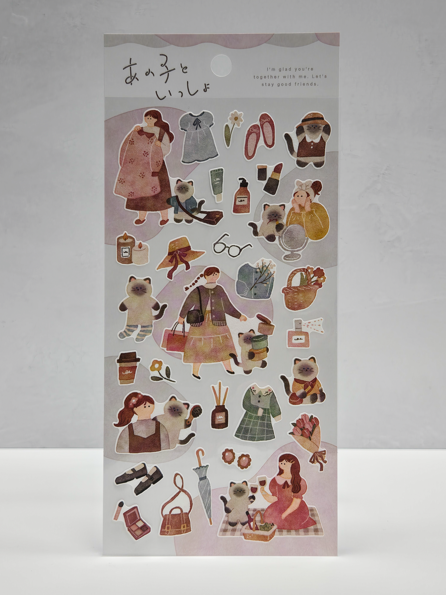 Mind Wave - Together With Me Stickers - Cat