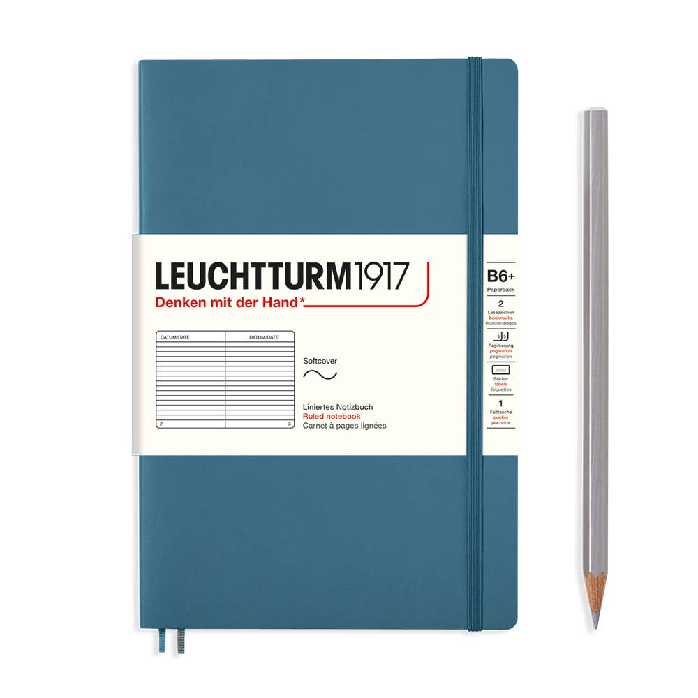 Notebooks - Paperback (B6+): Sage / Softcover / Dotted