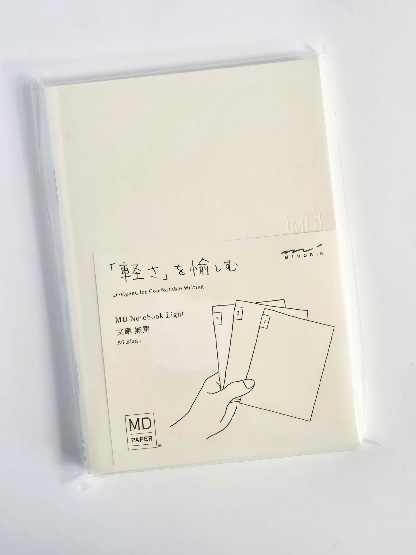 Midori - MD Notebook Light A6 Blank (3 Pack)