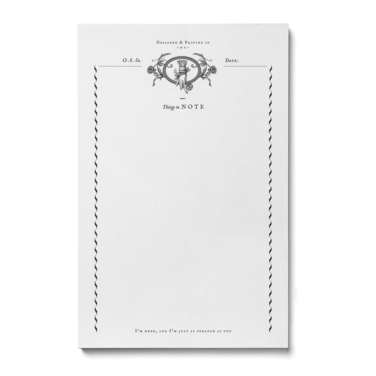 Open Sea - Rose Hand Notepad