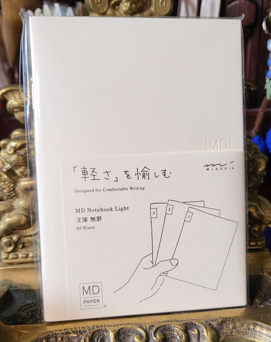 Midori - MD Notebook Light A6 Blank (3 Pack)