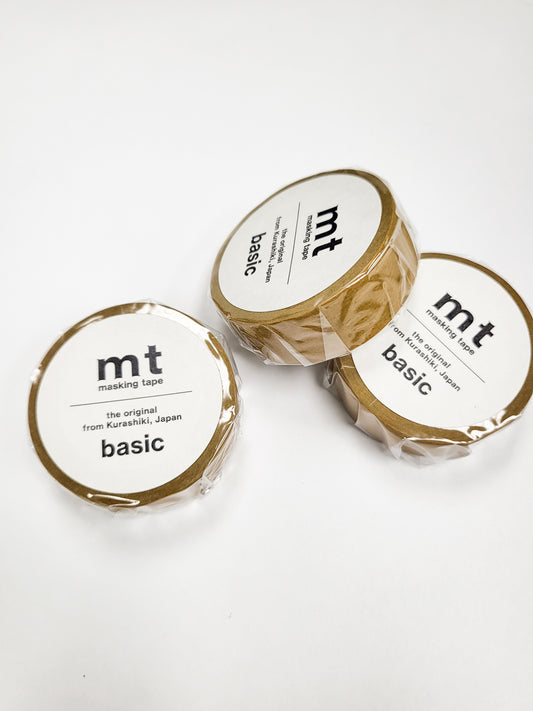 MT - Basic - Matte Mustard - 15mm x 7m