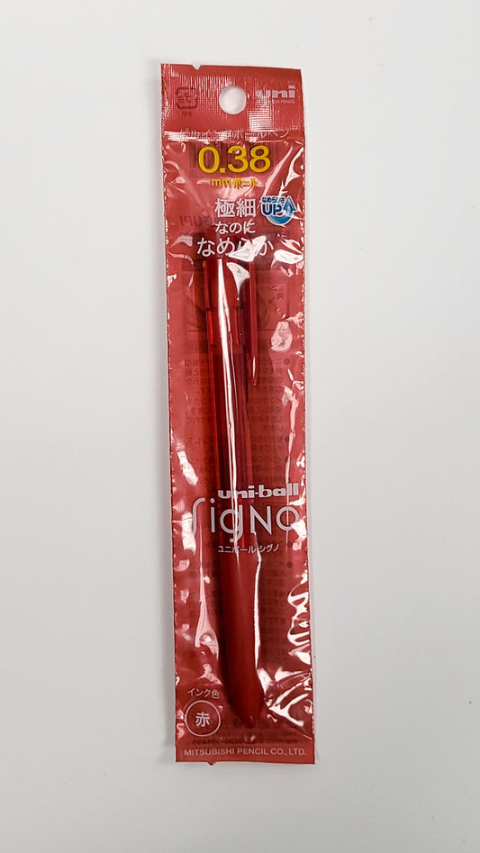 Uni-Ball - Signo RT 1 0.38mm Red Gel Pen