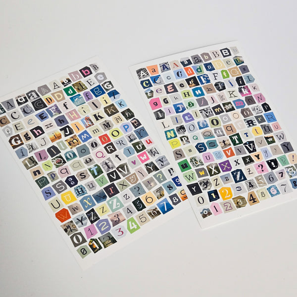 Iconic - Magazine Collage - Sticker Pack – Papel Arcano