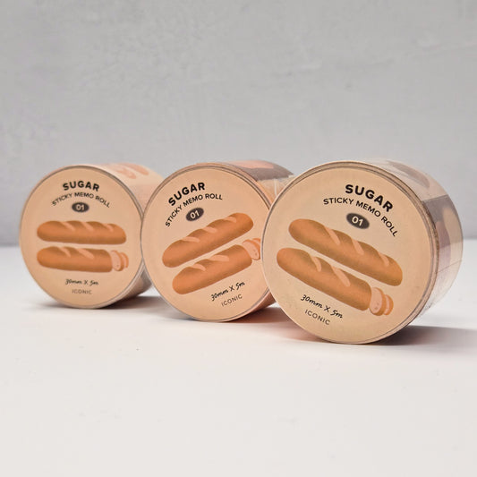 Iconic - Sugar Sticky Memo Roll - Bread 01