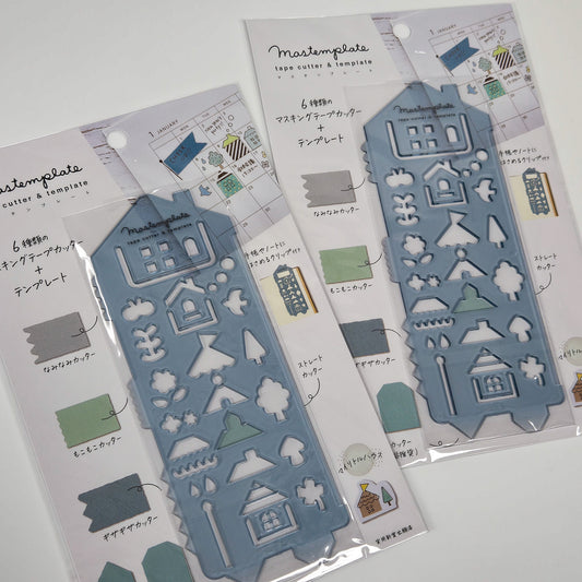 Kutsuwa - Mastemplate Tape Cutter & Template - House