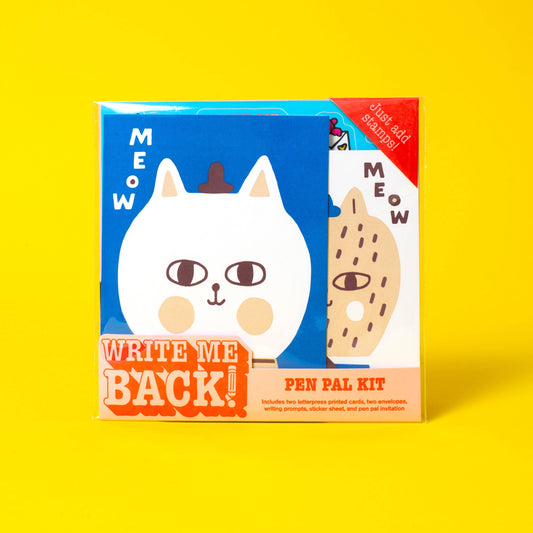 Cats Meow Letter Writing Write Me Back Pen Pal Kit