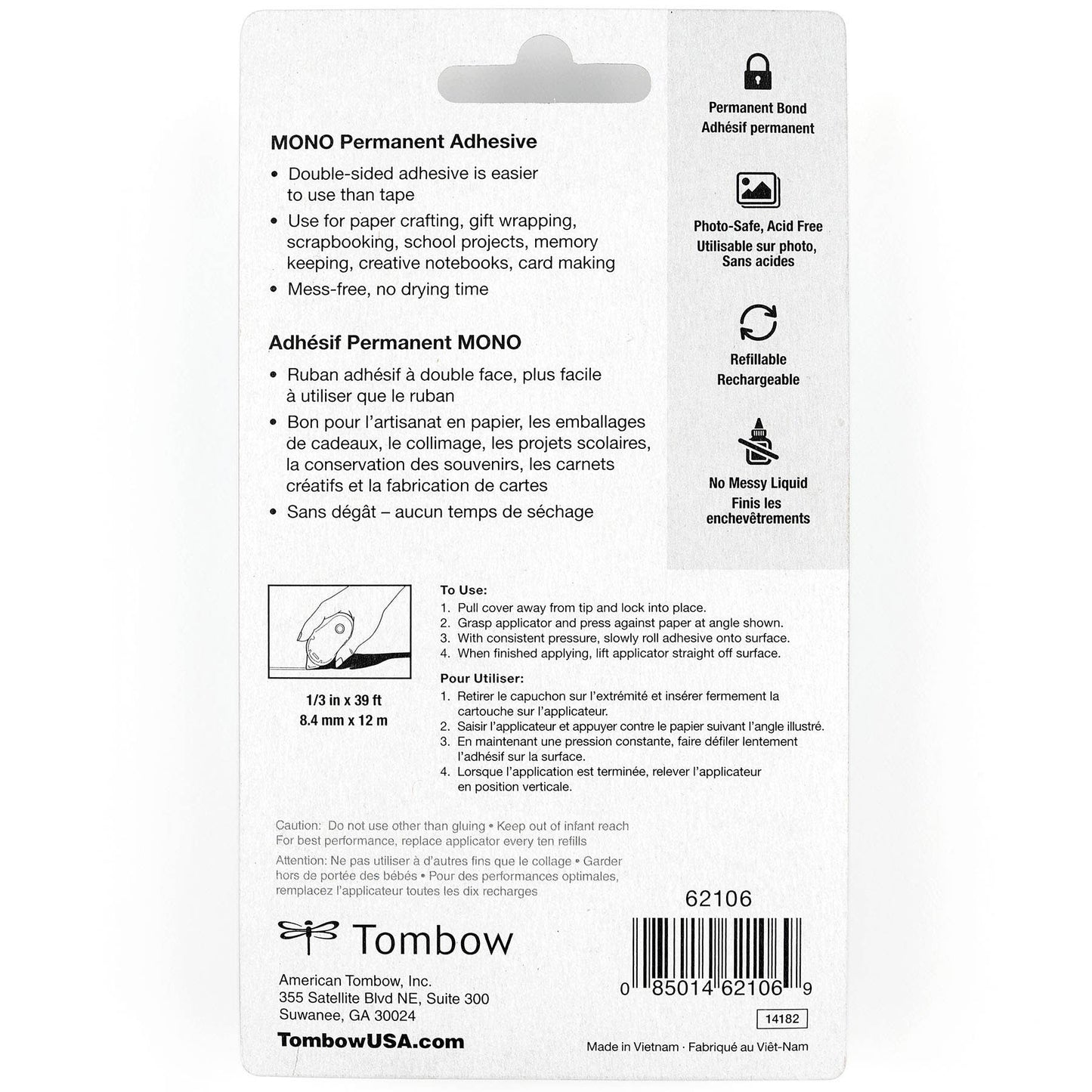 Tombow - MONO Permanent Adhesive Applicator