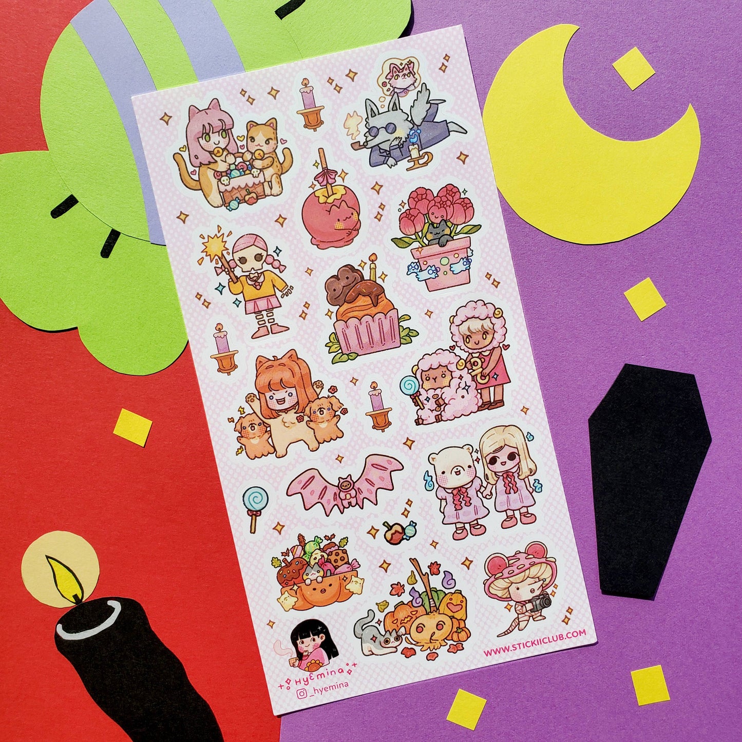 Cutie Halloween Bash Sticker Sheet