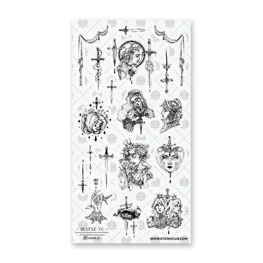 STICKII - Regal Heroines Sticker Sheet
