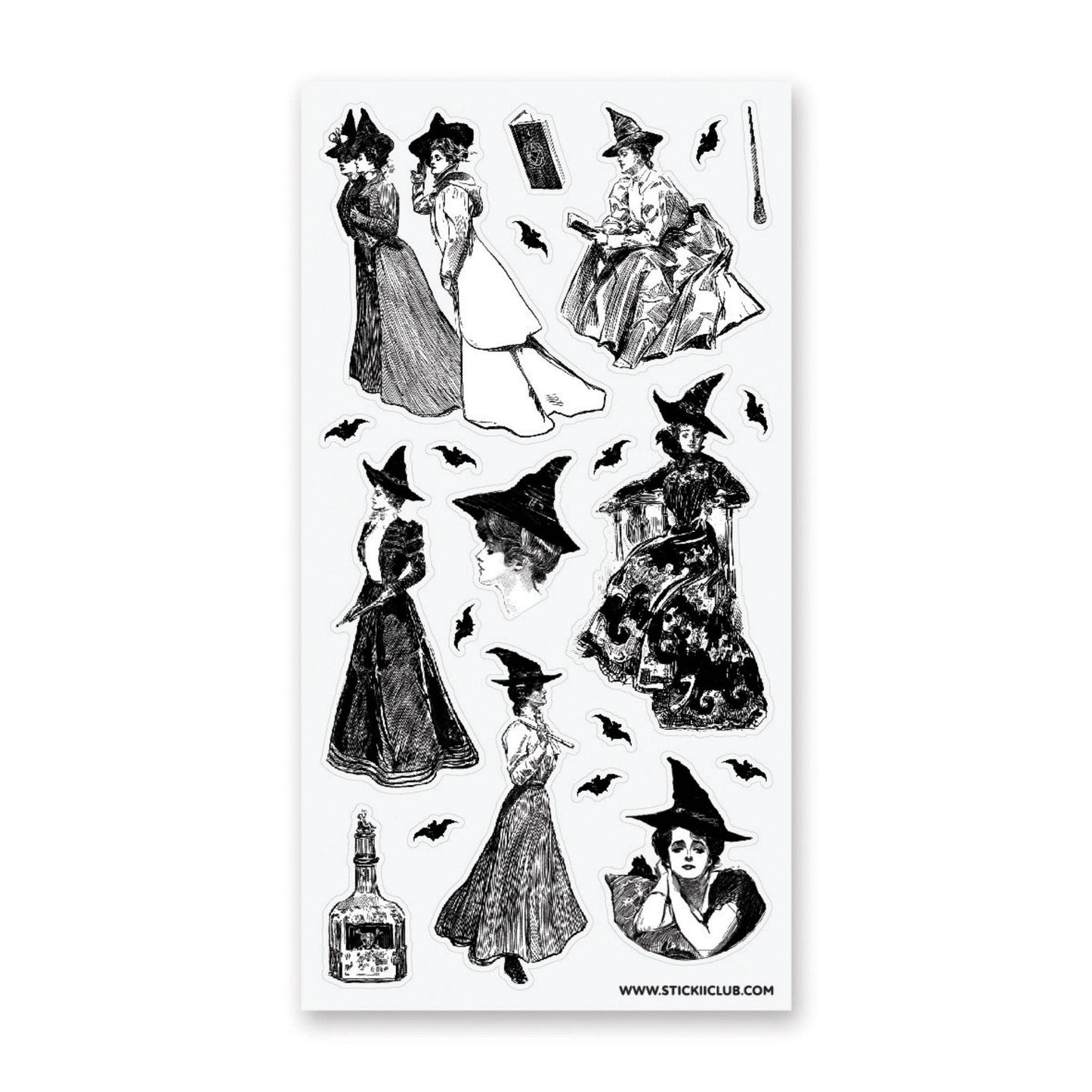 Classic Witches Sticker Sheet