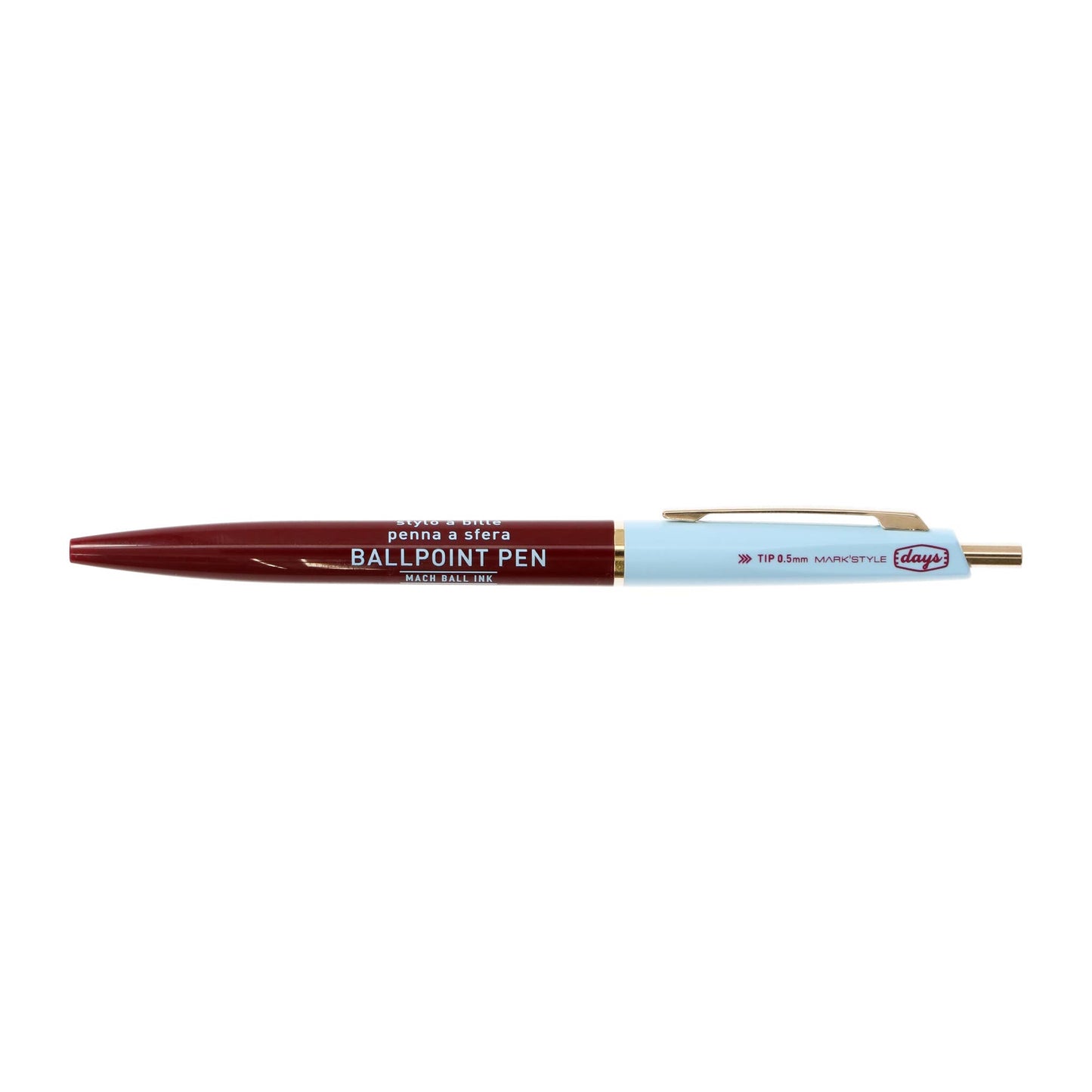 Mach Ball Ink Pen/DxA / MARK'STYLE: Sage Green-Navy