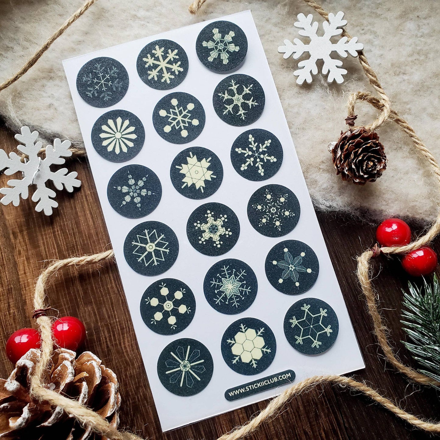 STICKII - Snowflake Seals Sticker Sheet