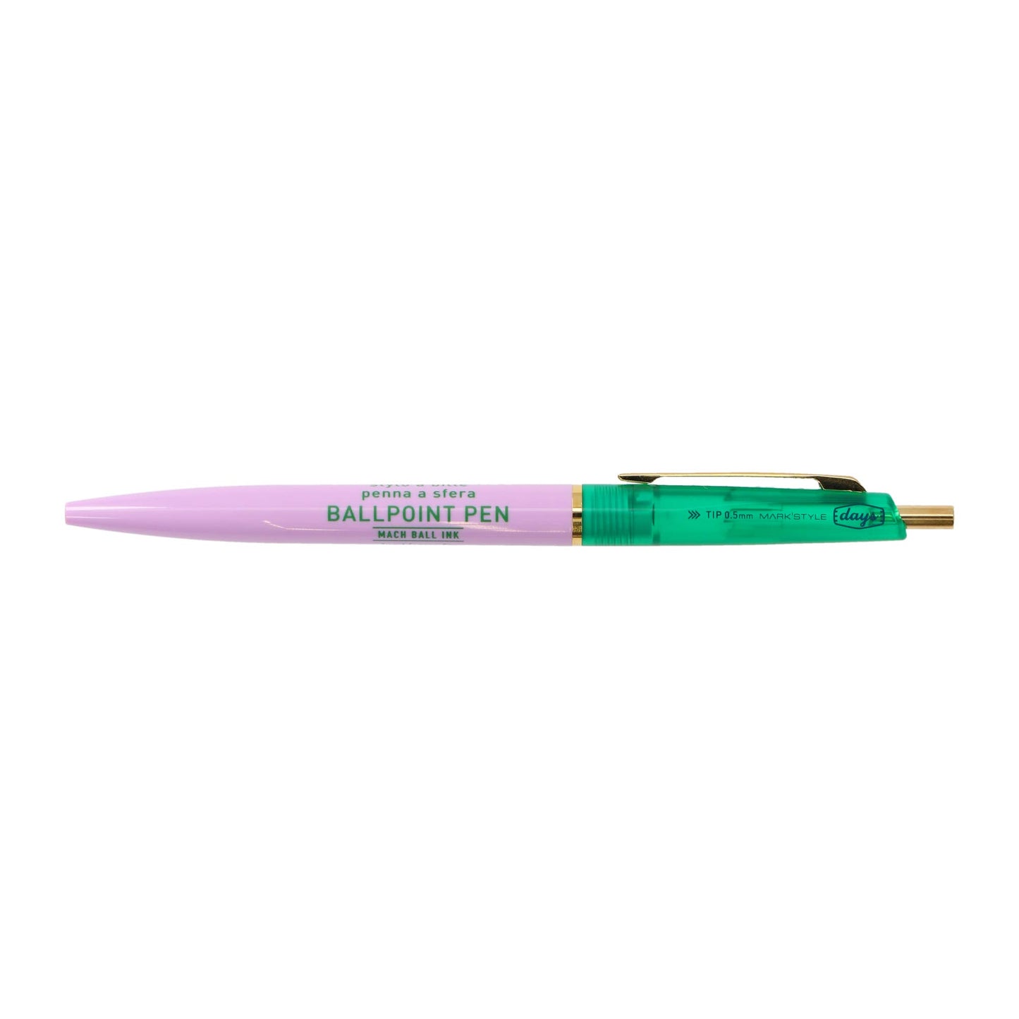 Mach Ball Ink Pen/DxA / MARK'STYLE: Sage Green-Navy