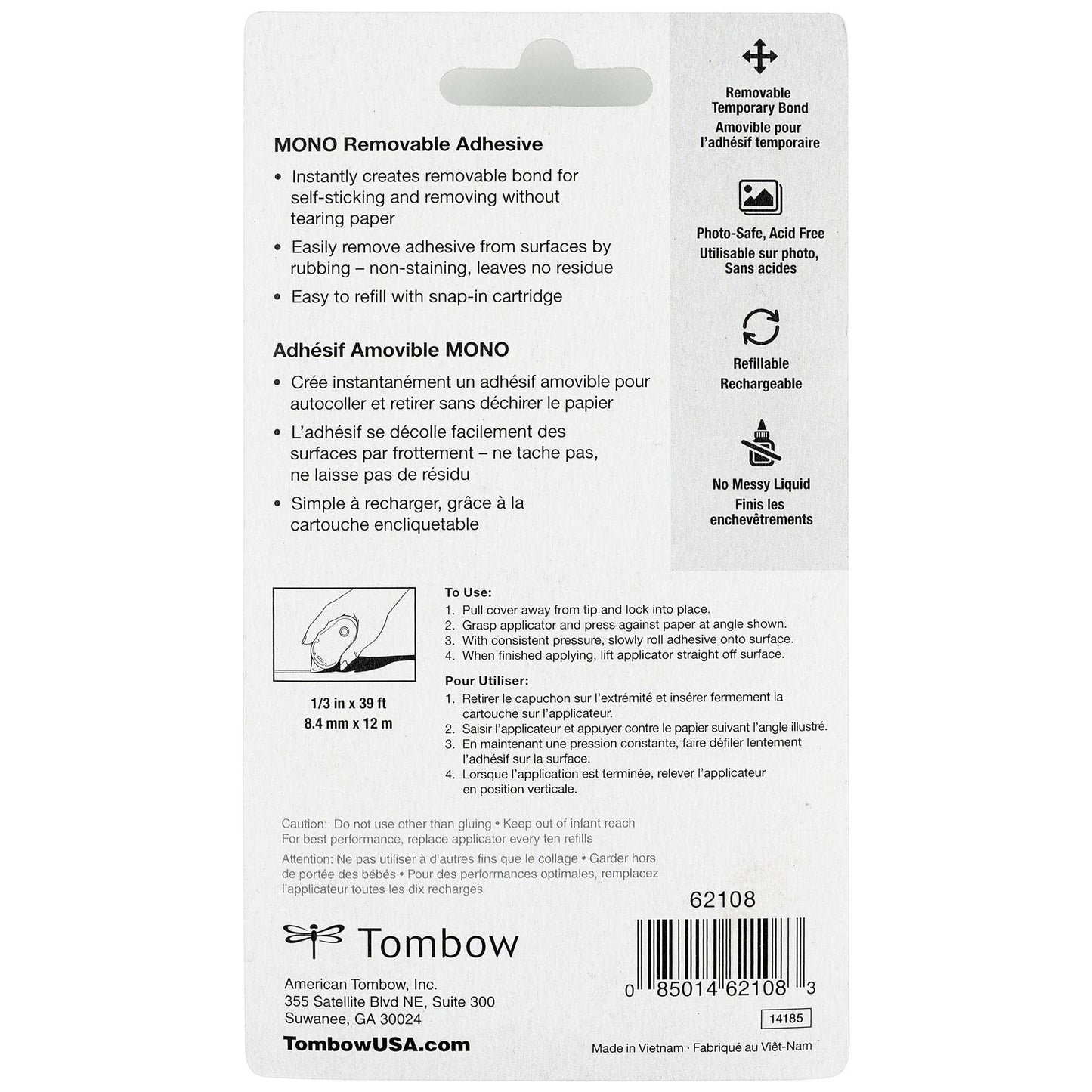 Tombow - MONO Removable Adhesive Applicator