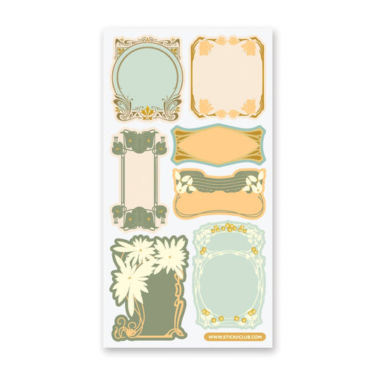 STICKII - Art Nouveau Labels Sticker Sheet