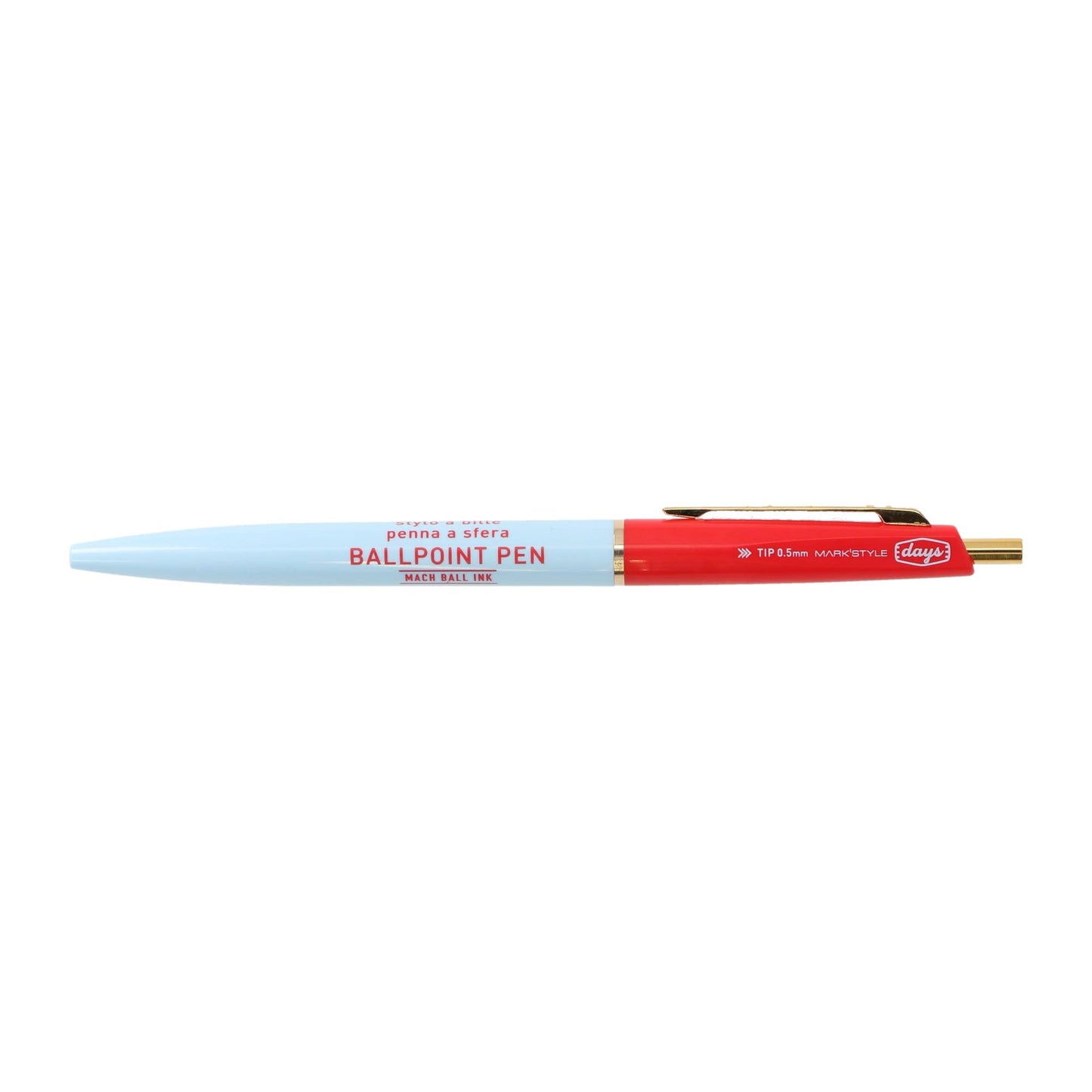 Mach Ball Ink Pen/DxA / MARK'STYLE: Sage Green-Navy