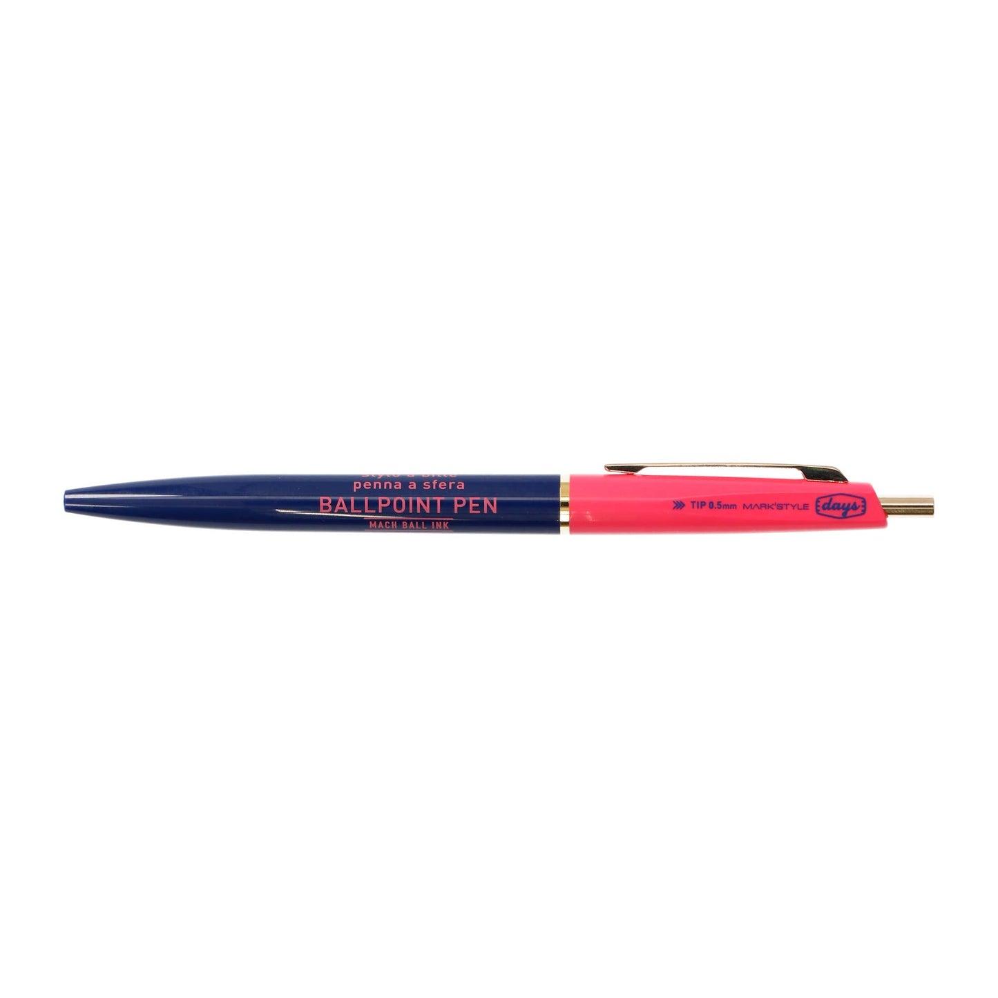 Mach Ball Ink Pen/DxA / MARK'STYLE: Sage Green-Navy