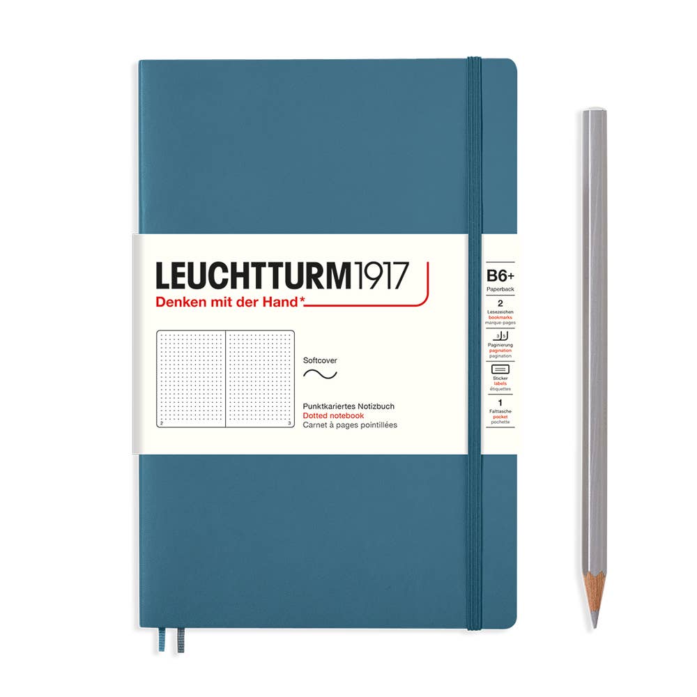 Notebooks - Paperback (B6+): Sage / Softcover / Dotted