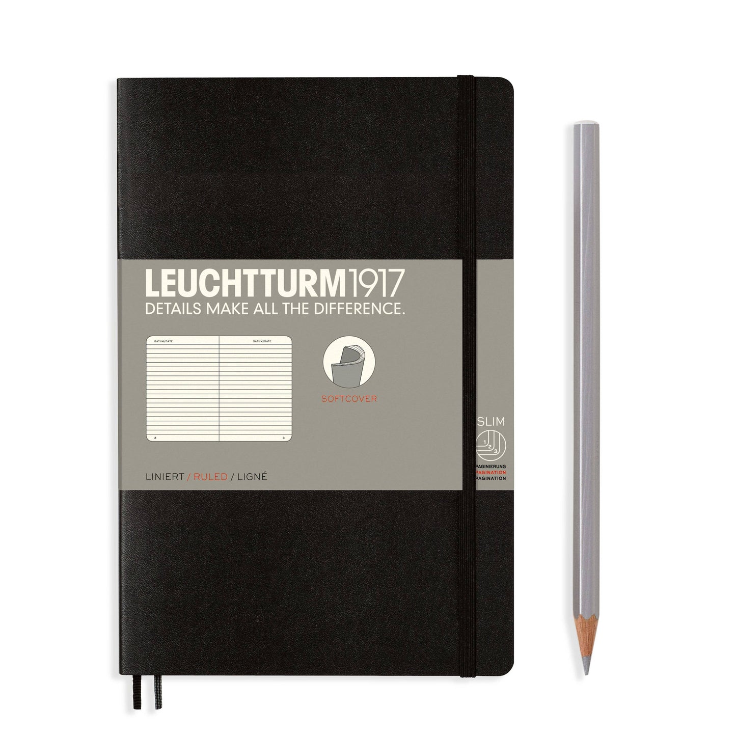 Notebooks - Paperback (B6+): Sage / Softcover / Dotted