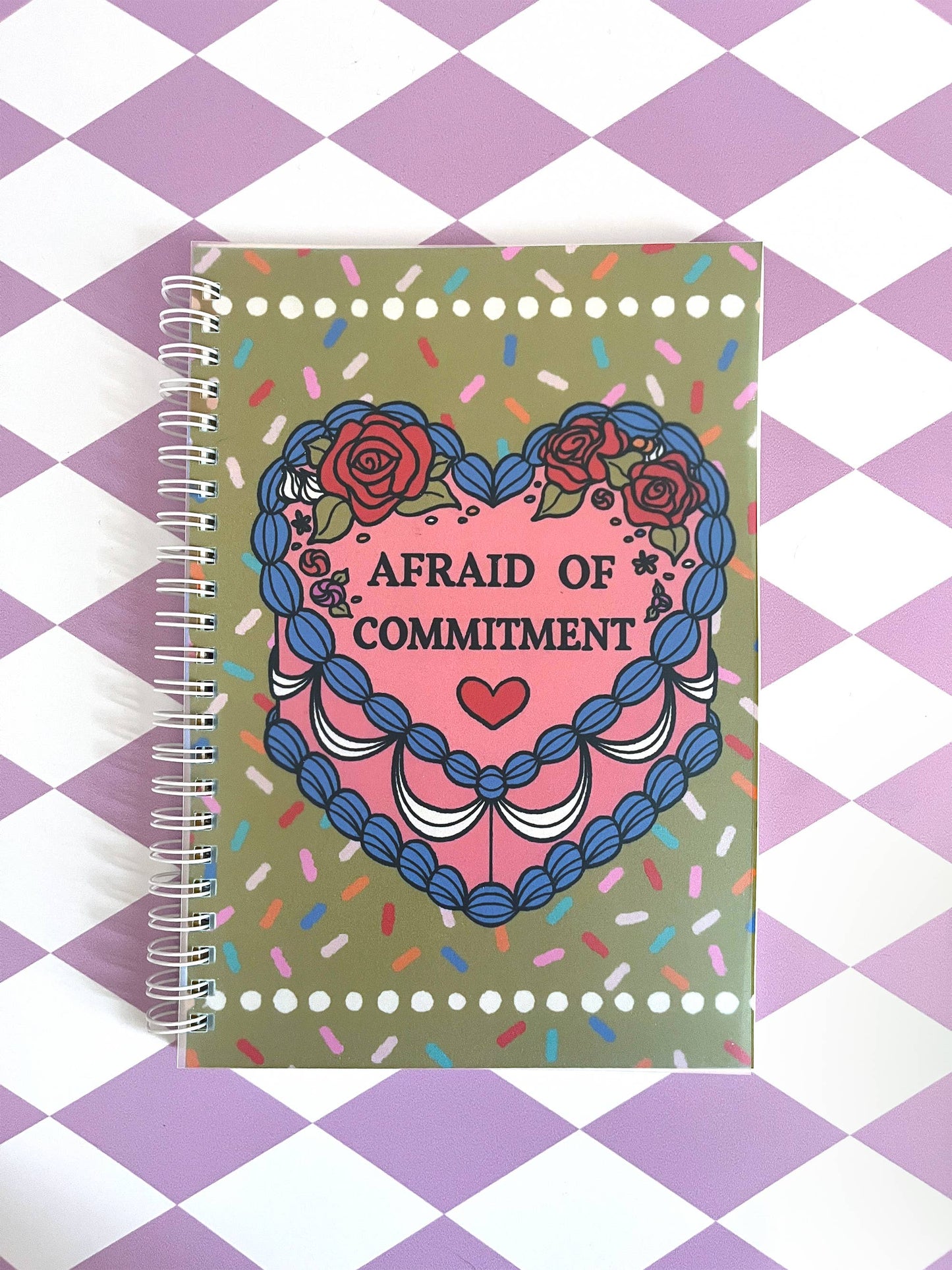 Afraid of Commitment Reusable Sticker Book