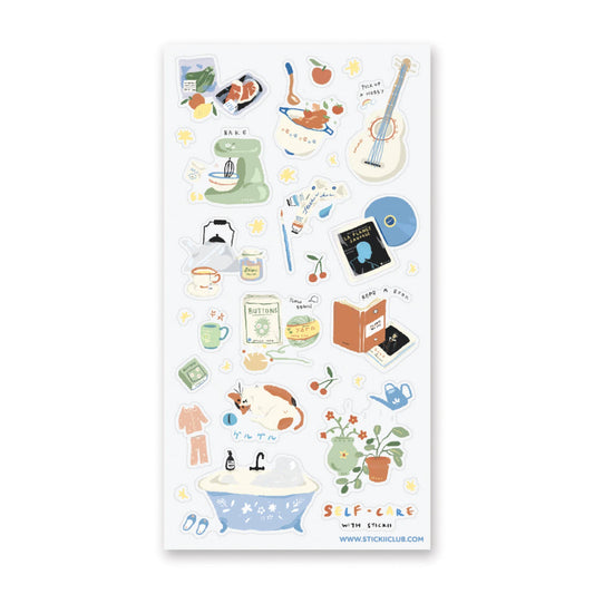 Small Acts of Self-Care Sticker Sheet