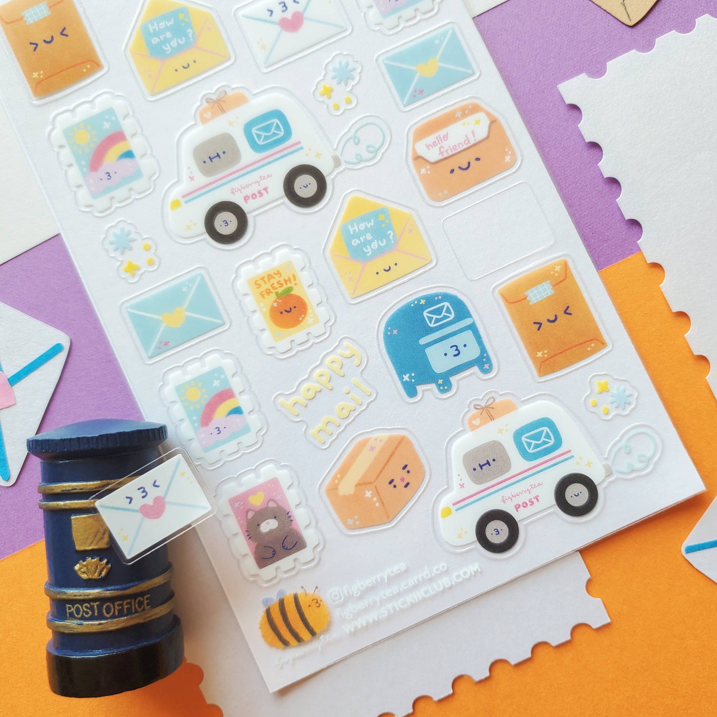 STICKII - Postmarked with Love Sticker Sheet