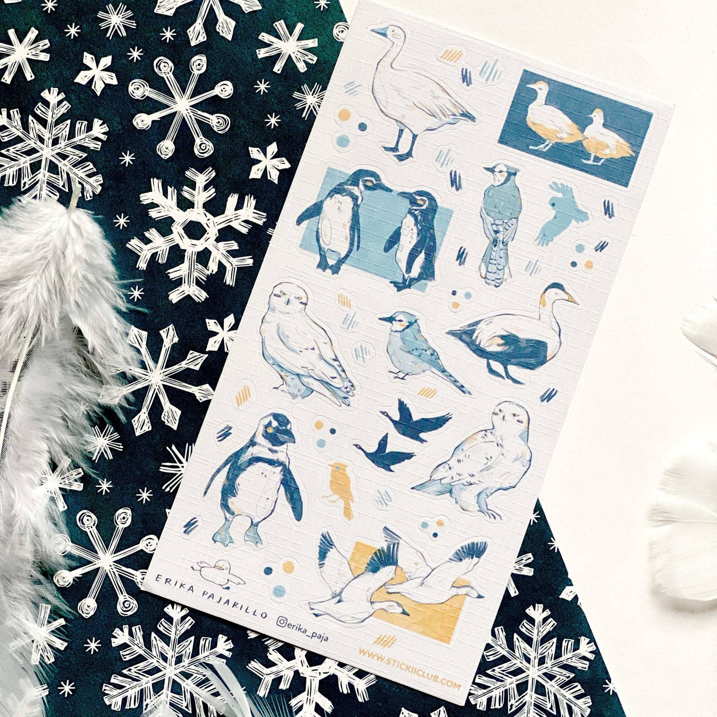 STICKII - Birds of Winter Sticker Sheet