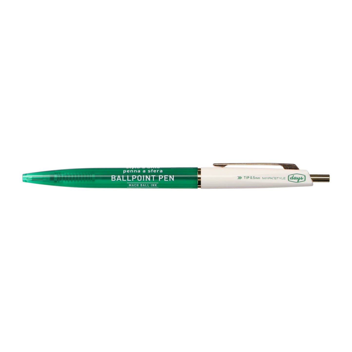 Mach Ball Ink Pen/DxA / MARK'STYLE: Sage Green-Navy
