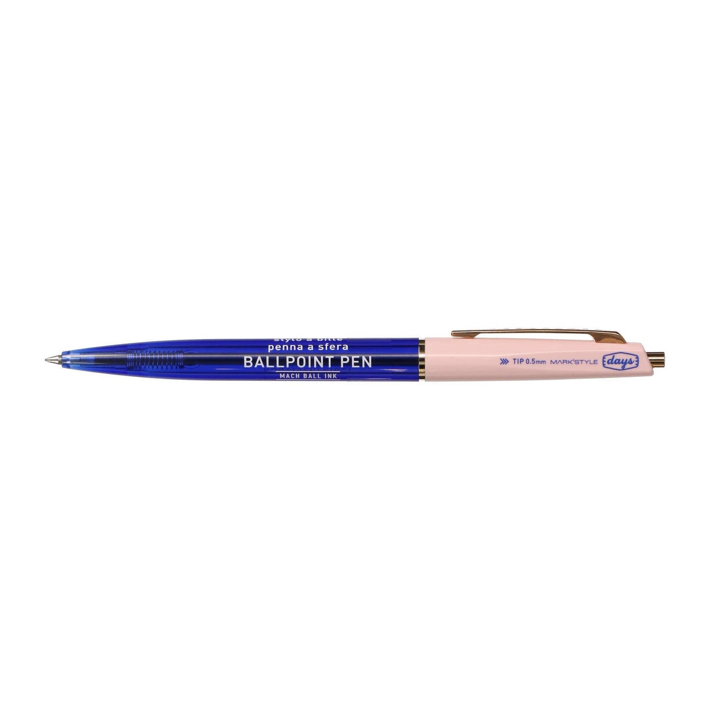 Mach Ball Ink Pen/DxA / MARK'STYLE: Sage Green-Navy