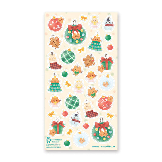 STICKII - Cutie Tree Ornaments Sticker Sheet