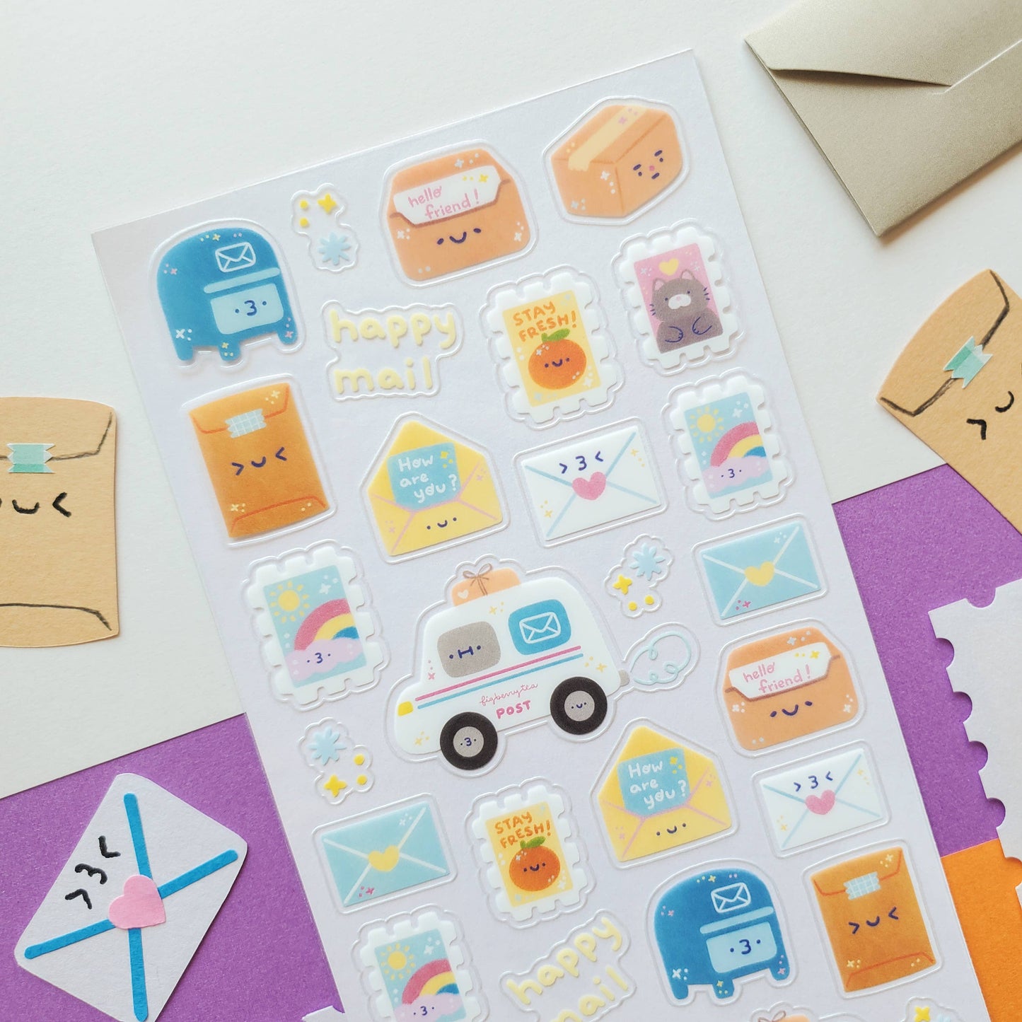 STICKII - Postmarked with Love Sticker Sheet