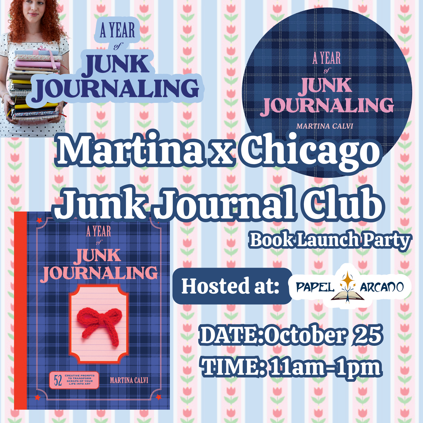 A Year of Junk Journaling Book Launch Party