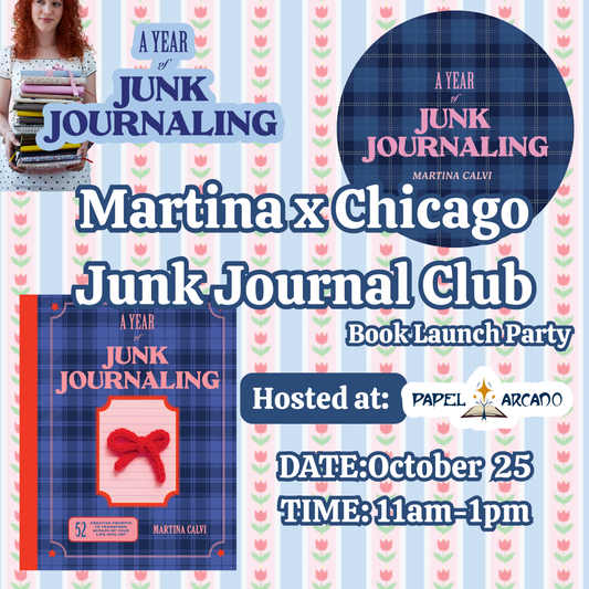 A Year of Junk Journaling Book Launch Party